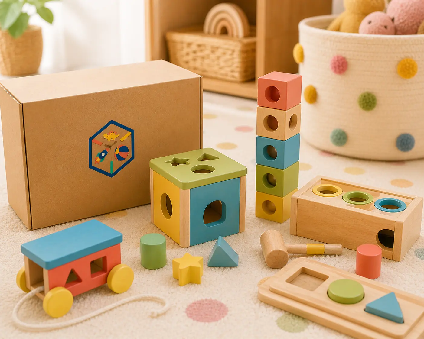 Zabawkowy Box - Box Badacza dla dzieci w wieku 1–2 lata